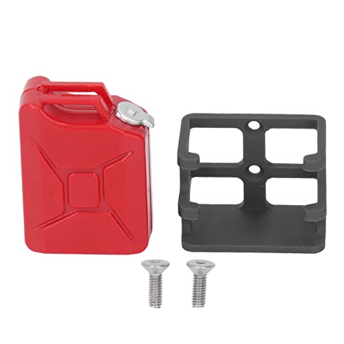 DMLENGOIN Simulation Plastik Mini -Kraftstofftanks Dekoratives Öl kann das Auto steigen 1/8 1/10 RC (Rot) von DMLENGOIN