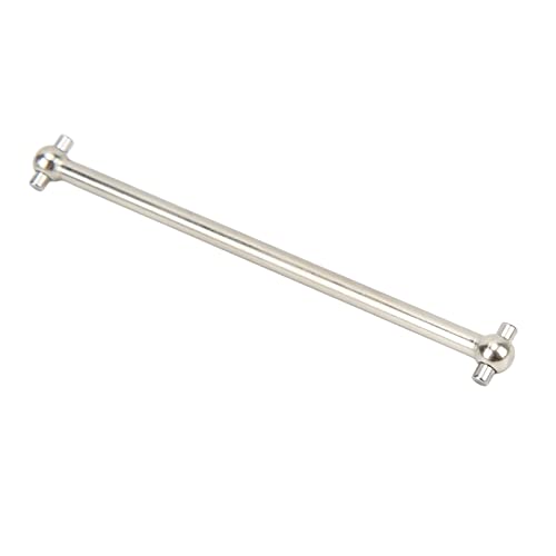 DMLENGOIN Stahlmitte Heckantriebswelle Dogbone Antriebswelle Starke Leistung für Losi 1/10 Hartnäckigkeit Pro bürstloses SCT RC Auto (Silber) von DMLENGOIN