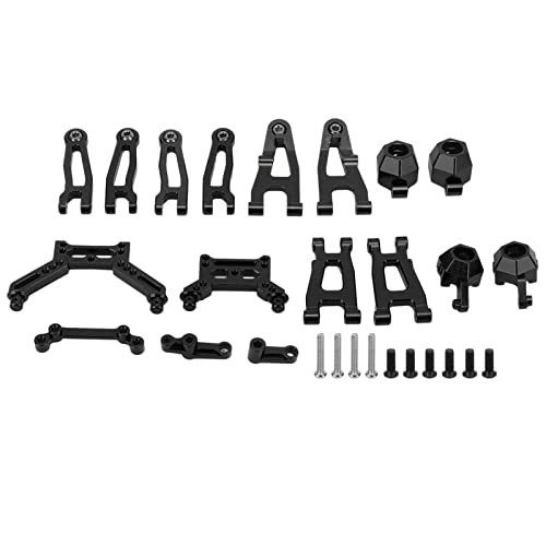 DMLENGOIN Swing Arm Lenering Cup Gruppenachse -Halterung Bracket Kit Metall Upgrade -Teile für SG1603 SG1604 1/16 RC -Auto (Black) von DMLENGOIN