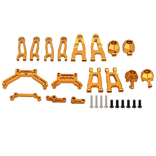 DMLENGOIN Swing Arm Lenering Cup Gruppenachse -Halterung Bracket Kit Metall Upgrade -Teile für SG1603 SG1604 1/16 RC -Auto (Gold) von DMLENGOIN