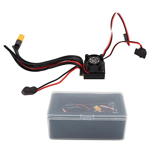 DMLENGOIN TS80A RC bürstenloser ESC -Aluminiumlegierung und Kunststoff mit XT60 -Stecker Induktiv ESC Electric Speed ​​Controller für RC -Autos von DMLENGOIN