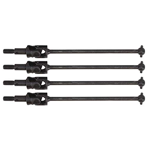 DMLENGOIN Universal Antriebswelle Stahlschwungwellen -RC -Zubehör für HSP 94111 1/10 RC -Auto (Schwarz) von DMLENGOIN