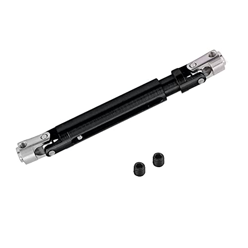 DMLENGOIN Universal Drive Welle CVD 106-140 mm für Axial Rock Racer 90026 RC Crawler Teil (AX31017BL Black) von DMLENGOIN