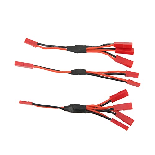 Red JST Y Parallel Adapter Set Run Lights und Lüfter gleichzeitig für Traxxas und axiale SCX10 RC -Fahrzeuge geeignet Red JST Y Parallel Adapter Set Run Lights und Lüfter gleichzeitig für Traxxas und axiale SCX10 RC -Fahrzeuge geeignet von DMLENGOIN