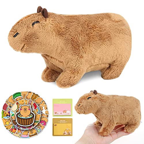 DMNQ Simulation Capybara Plüschtier, 20cm Niedlichen Capybara Plüschtier, Capybara Kuscheltiere, Simulation Tier Capybara Stofftiere Weiche Plüsch Gefüllt Kissen Geburtstagsgeschenk für Kinder DMNQ Simulation Capybara Plüschtier, 20cm Niedlichen Capybara Plüschtier, Capybara Kuscheltiere, Simulation Tier Capybara Stofftiere Weiche Plüsch Gefüllt Kissen Geburtstagsgeschenk für Kinder von DMNQ