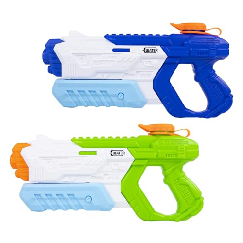 2 Stück Wasserpistole Kinder,800ml Wasserpistolen MächtigLange Entfernung Wasserspielzeug für Sommer Outdoor Garden Strand Pool Party Wasserkrieg 2 Stück Wasserpistole Kinder,800ml Wasserpistolen MächtigLange Entfernung Wasserspielzeug für Sommer Outdoor Garden Strand Pool Party Wasserkrieg von DMOPRDNB