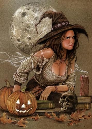 1000 Stück Puzzle - Witchs Illustrations Plakat Picture - Unregelmäßige Puzzle-Teile - Wand Kunst Dekoration - Personalisiertes Herausforderungs Spielzeug Für Erwachsene Xw334Qk von DMQBT