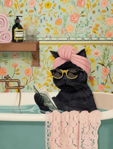1000 Stücks - Black Abstrakte Kunst Baths Cat - Buntes - Spiele Zum Stressabbau In Der Familie - Lernspielzeug Für Kinder - Elderly Gedächtnis Kognitions Spiels Xw157Qk 1000 Stücks - Black Abstrakte Kunst Baths Cat - Buntes - Spiele Zum Stressabbau In Der Familie - Lernspielzeug Für Kinder - Elderly Gedächtnis Kognitions Spiels Xw157Qk von DMQBT