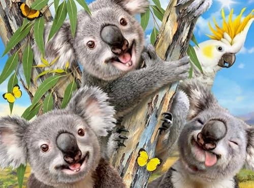 1000 Stücks Puzzle,Koalass Animal Art Bilder,Wand Kunst Dekoration,Elderly Gedächtnis Kognitions Spiel, Spiele Zum Stressabbau In Der Familie Xw251Qk von DMQBT