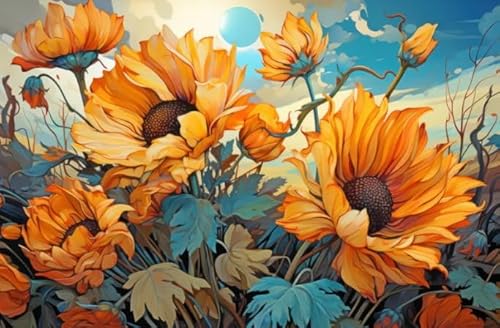 1000 Stücks Puzzles,Flowers Sunflowerss Oil Painting,Colour Difficult Puzzle,Spiele Zum Stressabbau In Der Familie,Home Decoration Xw127Qk 1000 Stücks Puzzles,Flowers Sunflowerss Oil Painting,Colour Difficult Puzzle,Spiele Zum Stressabbau In Der Familie,Home Decoration Xw127Qk von DMQBT