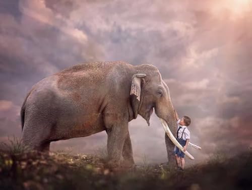 1000 Stücks Puzzles,elephantss Animal Abstrakte Kunst Plakat,Lernspielzeug Für Kinder,Gedächtnis Kognitions Spiel Xw29Qk 1000 Stücks Puzzles,elephantss Animal Abstrakte Kunst Plakat,Lernspielzeug Für Kinder,Gedächtnis Kognitions Spiel Xw29Qk von DMQBT