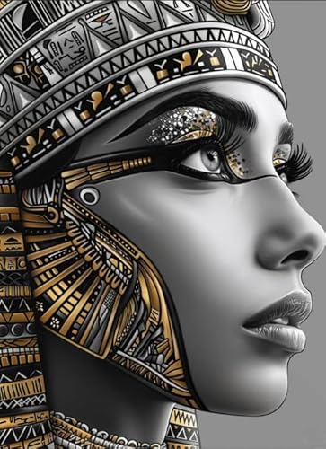 1000 Teile Puzzles ，Queenss of Egypts Abstrakte Kunst Plakat ，Für Erwachsene Personalisierte Herausforderung Spielzeug ，Heim-Dekoration Dw80Sk von DMQBT