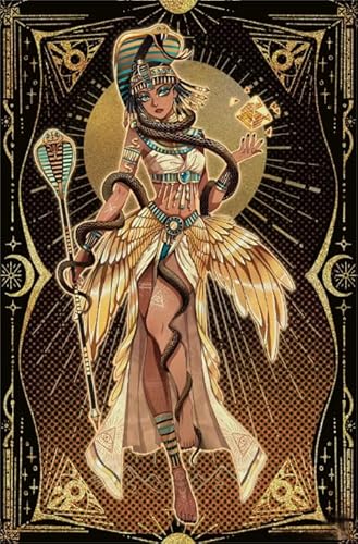1000 Teile Puzzles ，Queenss of Egypts Abstrakte Kunst Plakat ，Für Erwachsene Personalisierte Herausforderung Spielzeug ，Heim-Dekoration Dw82Sk von DMQBT