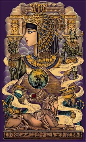 1000 Teile Puzzles ，Queenss of Egypts Abstrakte Kunst Plakat ，Für Erwachsene Personalisierte Herausforderung Spielzeug ，Heim-Dekoration Dw83Sk von DMQBT