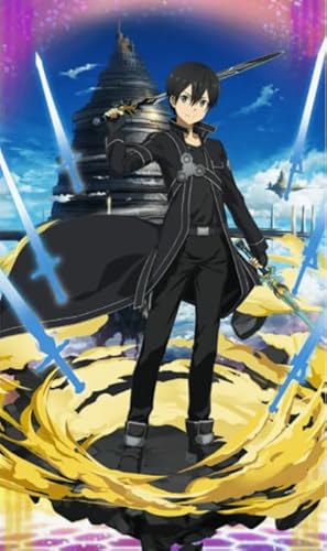 1000 Teile Puzzles - Japanese Animes Onlines Kirigaya Kazuto Plakat Bilder - Für Lernspielzeug Für Kinder - Erwachsene Familie Stress Relief Puzzle Spielzeug Dw519Sk von DMQBT