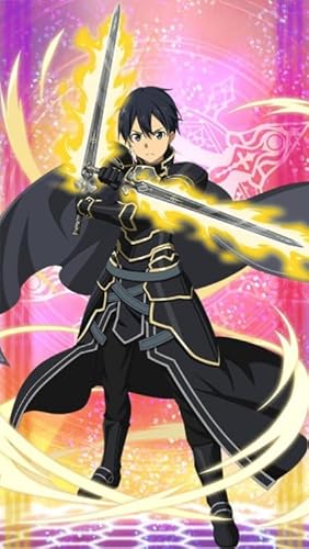 1000 Teile Puzzles - Japanese Animes Onlines Kirigaya Kazuto Plakat Bilder - Für Lernspielzeug Für Kinder - Erwachsene Familie Stress Relief Puzzle Spielzeug Dw523Sk von DMQBT