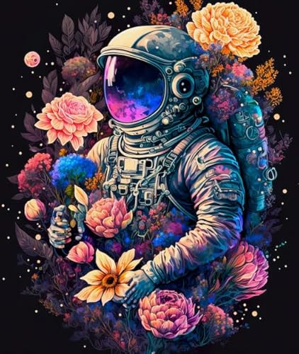 Astronautss Abstrakte Kunst - Puzzles 1000 Stücks - Buntes - Kinderspielzeug Lernspiele Plakats - Spiele Zum Stressabbau In Der Familie Xw143Qk von DMQBT