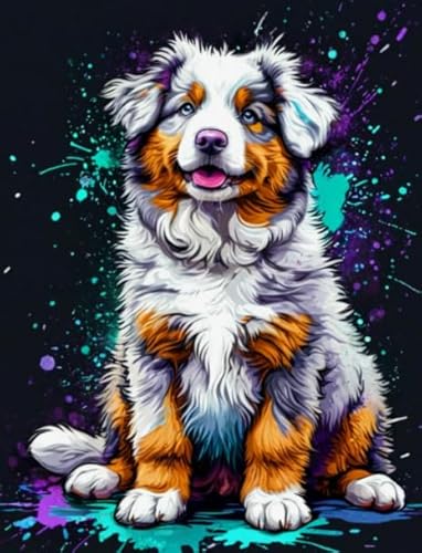 Buntes Dogs Plakat Picture - 1000 Stücks Puzzles - Lernspielzeug Für Kinder - Personalisiertes Herausforderungs Spielzeug Für Erwachsene - Erwachsene Challenge Game Xw283Qk von DMQBT