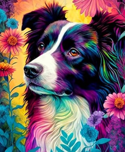 Buntes Dogs Plakat Picture - 1000 Stücks Puzzles - Lernspielzeug Für Kinder - Personalisiertes Herausforderungs Spielzeug Für Erwachsene - Erwachsene Challenge Game Xw284Qk von DMQBT