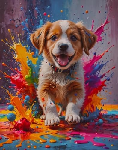 Buntes Dogs Plakat Picture - 1000 Stücks Puzzles - Lernspielzeug Für Kinder - Personalisiertes Herausforderungs Spielzeug Für Erwachsene - Erwachsene Challenge Game Xw285Qk von DMQBT