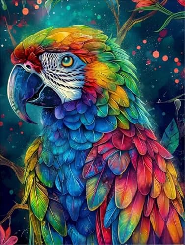 Buntes Parrotss Art Plakats Bilder - Puzzle 1000 Stücks - Kinderspielzeug Lernspiele - Home Decor - Erwachsene Challenge Game Xw67Qk von DMQBT
