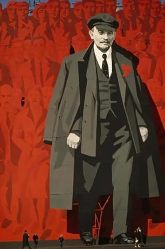 Buntes Unregelmäßiges Puzzle ，Lenin Art Plakat ，Puzzles Für Ältere Erwachsene，Für Familie Stress Reduktion Spiele ，Puzzle 1000 Teile Dw103Sk von DMQBT