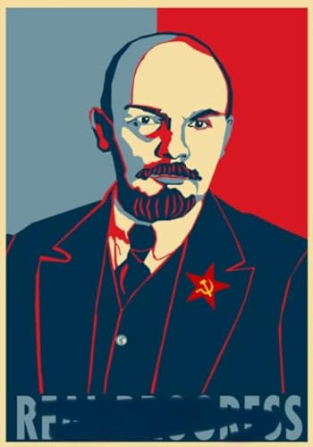 Buntes Unregelmäßiges Puzzle ，Lenin Art Plakat ，Puzzles Für Ältere Erwachsene，Für Familie Stress Reduktion Spiele ，Puzzle 1000 Teile Dw104Sk von DMQBT