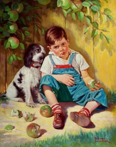 Buntes Unregelmäßiges Puzzle - Ältere Menschen Gedächtnis Kognition Games - Für Wand Kunst Dekoration - Russells Sambrook Art Painting - 1000 Teile Puzzle Dw654Sk von DMQBT
