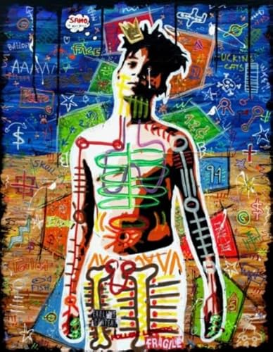 Buntes Unregelmäßiges Puzzle - Banksyss Street Art Graffiti Plakat - Für Erwachsene Stressabbau Spiel Kunst Bild - Puzzles 1000 Teile Dw86Sk von DMQBT