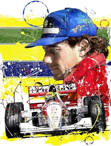 Buntes Unregelmäßiges Puzzle - Für Erwachsene Personalisierte Herausforderung Spielzeug - 1000 Teile Puzzles - F1 Racings Plakats Painting - Kinder Spielzeug Lernspiele Dw322Sk von DMQBT