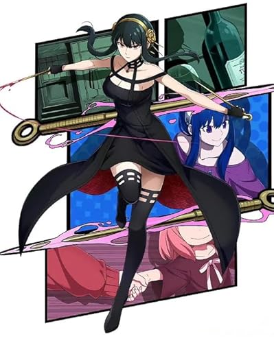Buntes Unregelmäßiges Puzzle - Für Personalisiertes Puzzle-Spielzeug Für Kinder Und Erwachsene - Japanese Animes Familys Bilder - 1000 Teile Puzzles Dw595Sk von DMQBT