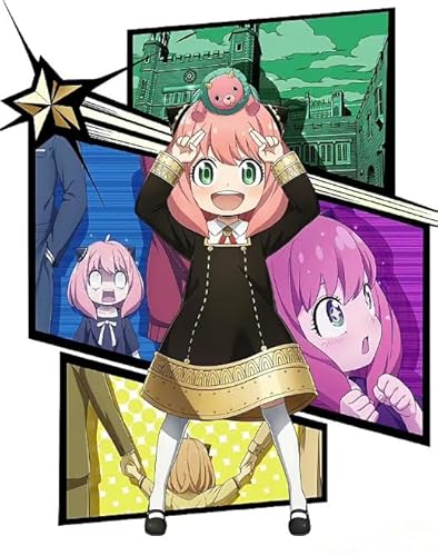 Buntes Unregelmäßiges Puzzle - Für Personalisiertes Puzzle-Spielzeug Für Kinder Und Erwachsene - Japanese Animes Familys Bilder - 1000 Teile Puzzles Dw596Sk von DMQBT