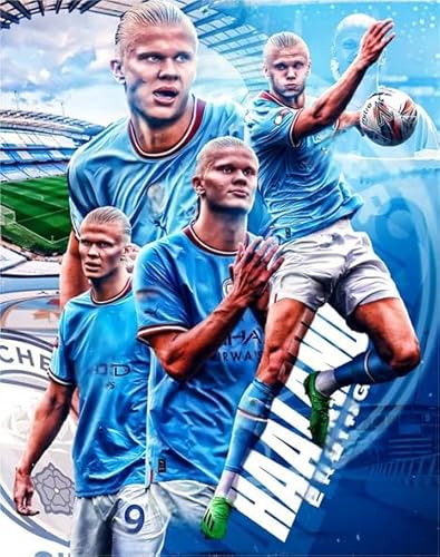 Buntes Unregelmäßiges Puzzle - Norwegian Soccer Player 9 Plakat Picture - Für Erwachsene Familie Stress Relief Puzzle Spielzeug - 1000 Teile Puzzles Dw441Sk von DMQBT