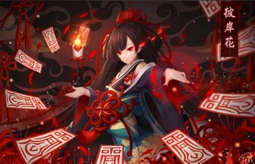 Buntes Unregelmäßiges Puzzle - Onmyojis Higanbana Game Plakat - 1000 Teile Puzzles - Personalisiertes Puzzle-Spielzeug Für Kinder Und Erwachsene Dw634Sk von DMQBT