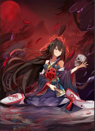 Buntes Unregelmäßiges Puzzle - Onmyojis Higanbana Game Plakat - 1000 Teile Puzzles - Personalisiertes Puzzle-Spielzeug Für Kinder Und Erwachsene Dw635Sk von DMQBT