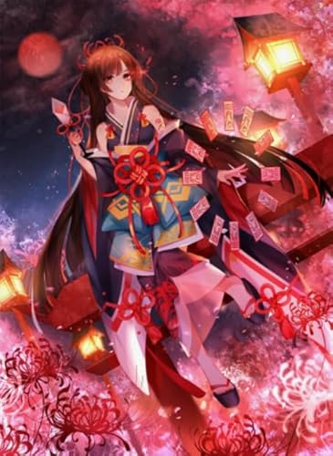 Buntes Unregelmäßiges Puzzle - Onmyojis Higanbana Game Plakat - 1000 Teile Puzzles - Personalisiertes Puzzle-Spielzeug Für Kinder Und Erwachsene Dw637Sk von DMQBT