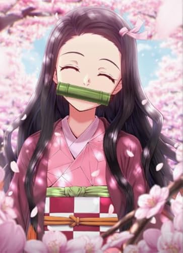 Buntes Unregelmäßiges Puzzle - Personalisiertes Puzzle-Spielzeug Für Kinder Und Erwachsene - Japanese Animes Nezuko - 1000 Teile Puzzle Dw316Sk von DMQBT