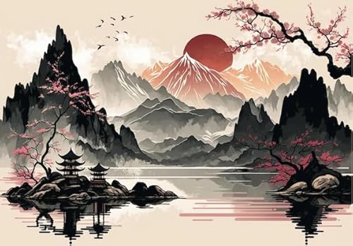 Buntes Unregelmäßiges Puzzle - Retro Landscape Painting - Für Erwachsene Stressabbau Spiel Kunst Bild - Personalisiertes Puzzle-Spielzeug Für Kinder Und Erwachsene - Puzzle 1000 Teile Dw122Sk Buntes Unregelmäßiges Puzzle - Retro Landscape Painting - Für Erwachsene Stressabbau Spiel Kunst Bild - Personalisiertes Puzzle-Spielzeug Für Kinder Und Erwachsene - Puzzle 1000 Teile Dw122Sk von DMQBT