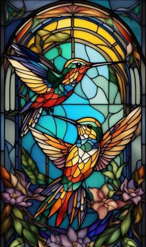 Colour Hummingbirds Art Bilder - 1000 Stücks Puzzles - Spiele Zum Stressabbau In Der Familie - Wand Kunst Dekoration - Elderly Gedächtnis Kognitions Spiels Xw163Qk von DMQBT