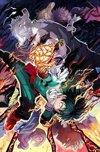 DMQBT 1000 Stück - Bunt - Schwieriges Puzzle - Japanese Animes My Heross Academias - Personalisiertes Kinderspielzeug Für Erwachsene - DX336ZW von DMQBT