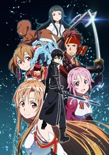 DMQBT 1000 Stück - Bunt - Schwieriges Puzzle - Japanese Animes Onlines Kazuto - Personalisiertes Kinderspielzeug Für Erwachsene - DX337ZW von DMQBT