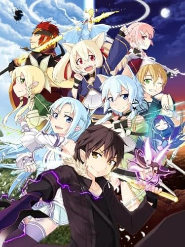 DMQBT 1000 Stück - Bunt - Schwieriges Puzzle - Japanese Animes Onlines Kazuto - Personalisiertes Kinderspielzeug Für Erwachsene - DX342ZW von DMQBT