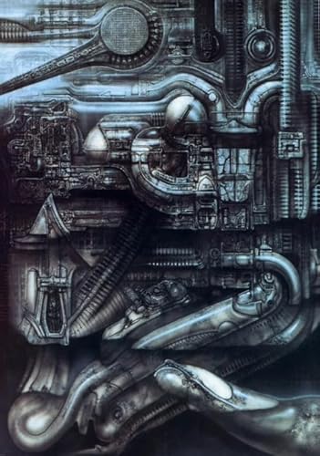 DMQBT 1000 Stück - Irregular Kunst Puzzle - H.R.Giger Painting Posters - Spiele Zur Stressreduzierung Für Die Ganze Familie - Puzzle-HerausFürderungs Spiel Für Erwachsene - Za115Wk von DMQBT