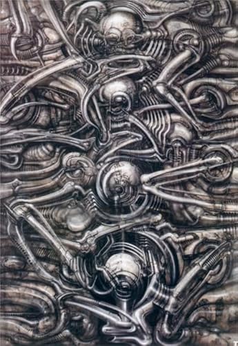 DMQBT 1000 Stück - Irregular Kunst Puzzle - H.R.Giger Painting Posters - Spiele Zur Stressreduzierung Für Die Ganze Familie - Puzzle-HerausFürderungs Spiel Für Erwachsene - Za120Wk von DMQBT