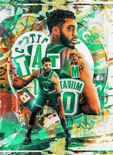 DMQBT 1000 Stück - Poster - Difficult Puzzle - Gifts - Basketball Players Tatums Art Painting - Spielzeug Für Erwachsene Lernspiele Bilder - Za315Wk von DMQBT