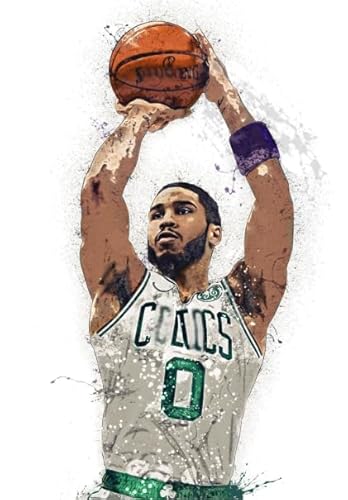 DMQBT 1000 Stück - Poster - Difficult Puzzle - Gifts - Basketball Players Tatums Art Painting - Spielzeug Für Erwachsene Lernspiele Bilder - Za318Wk von DMQBT
