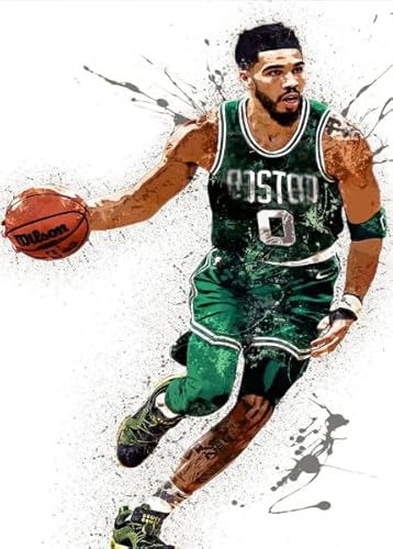 DMQBT 1000 Stück - Poster - Difficult Puzzle - Gifts - Basketball Players Tatums Art Painting - Spielzeug Für Erwachsene Lernspiele Bilder - Za319Wk von DMQBT