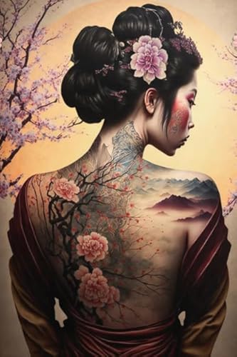 DMQBT 1500 Stück ，Bunt Unregelmäßig Puzzle,Tattoos Woman Abstract Poster,Puzzle-Spiel Zum Stressabbau Für Erwachsene, Kunstbild - Hy232Yz von DMQBT