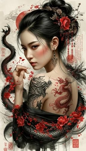 DMQBT 1500 Stück ,Bunt Unregelmäßig Puzzle,Tattoos Woman Abstract Poster,Puzzle-Spiel Zum Stressabbau Für Erwachsene, Kunstbild - Hy234Yz DMQBT 1500 Stück ,Bunt Unregelmäßig Puzzle,Tattoos Woman Abstract Poster,Puzzle-Spiel Zum Stressabbau Für Erwachsene, Kunstbild - Hy234Yz von DMQBT