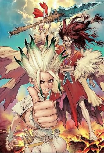 DMQBT 1500 Stück ，Irregular Puzzle ，Poster ，Gifts ，Dr.Stone Japanese Animes Poster ，Personalisiertes Spielzeug Für Erwachsene Für Kinder - Xp54Qk von DMQBT